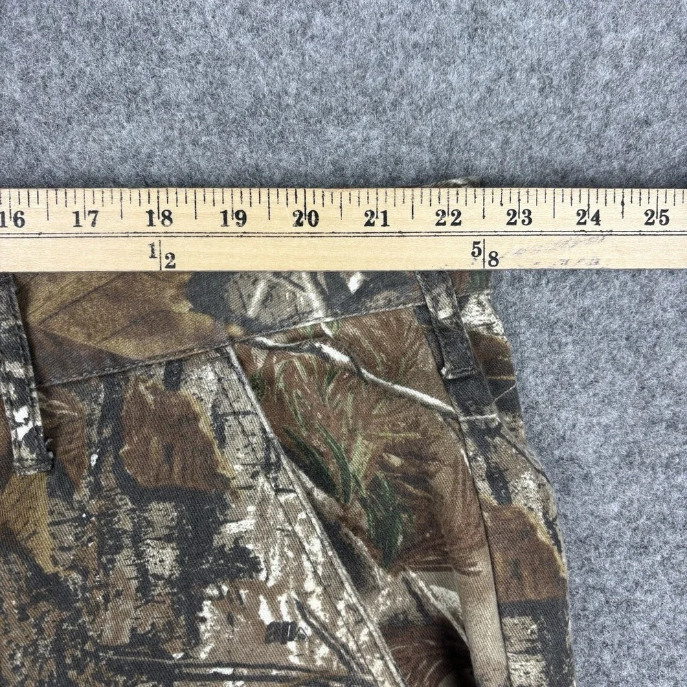 Realtree Camo Pants Mens 44x32 Cargo Outdoors Tactical Woodland Adjustable Hems‎